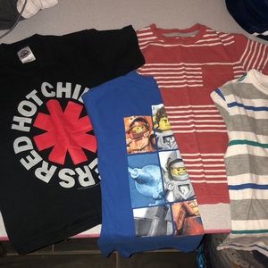 Used boys 4shirts different sizes ,good condition